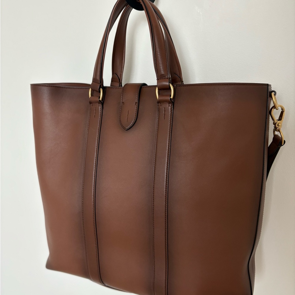 Ralph Lauren Purple Label Brown Leather Bag - Picture 10 of 16